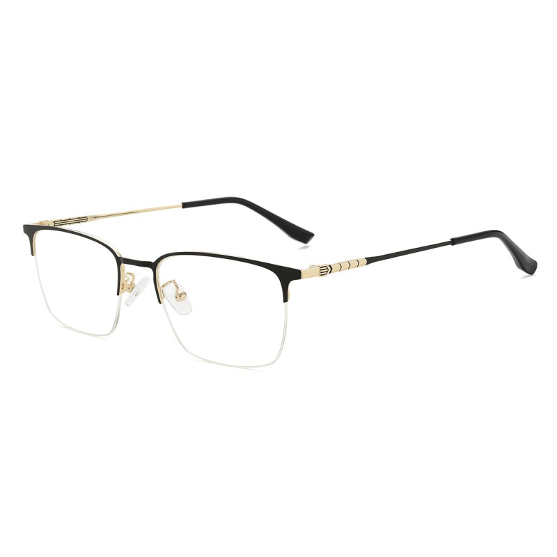 Nuovo Philly non magnetico titanio business occhi uomo telaio ultraleggero mezzo telaio metallo portaocchiali miopi