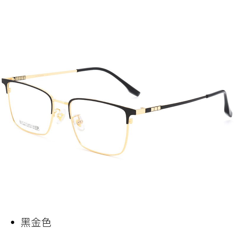 新款纯钛眼镜架男款商务轻眉毛架 韩版时尚眼镜架可配近视