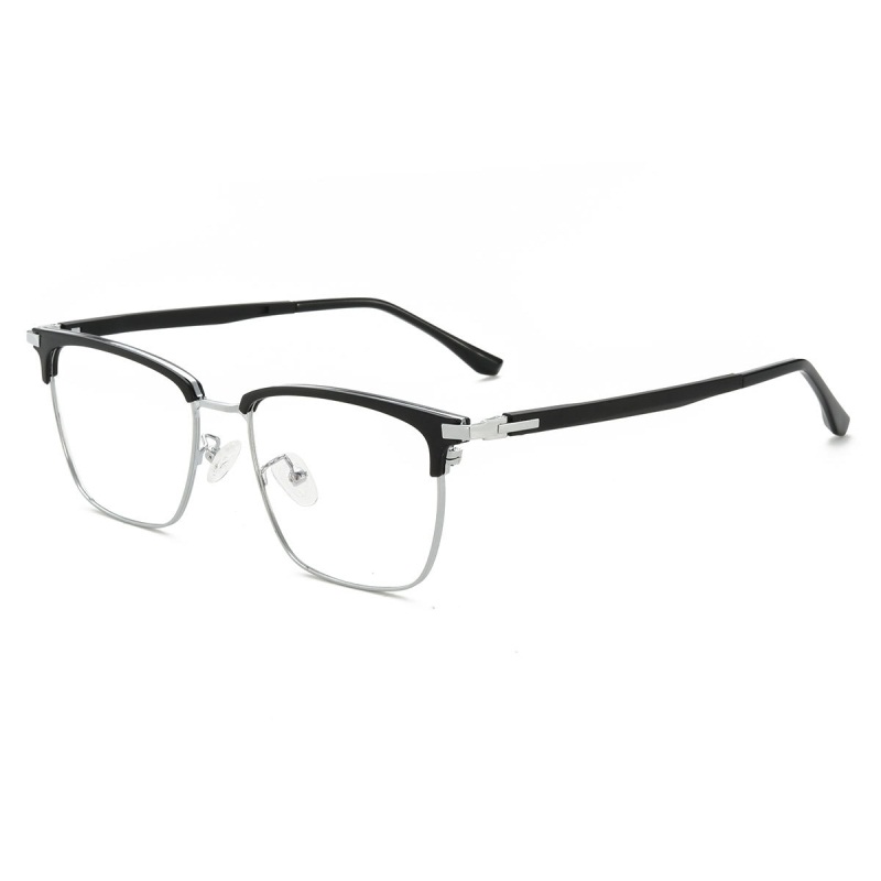 Philly business occhiali cornice occhiali miope bracket uomo tungsteno titanio sopracciglia metallo retro cornice piena occhiali da sole