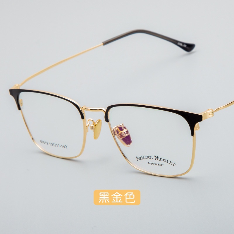 新款 眼镜框 复古金属60012 高端品牌 时尚网红眼镜架 近视镜