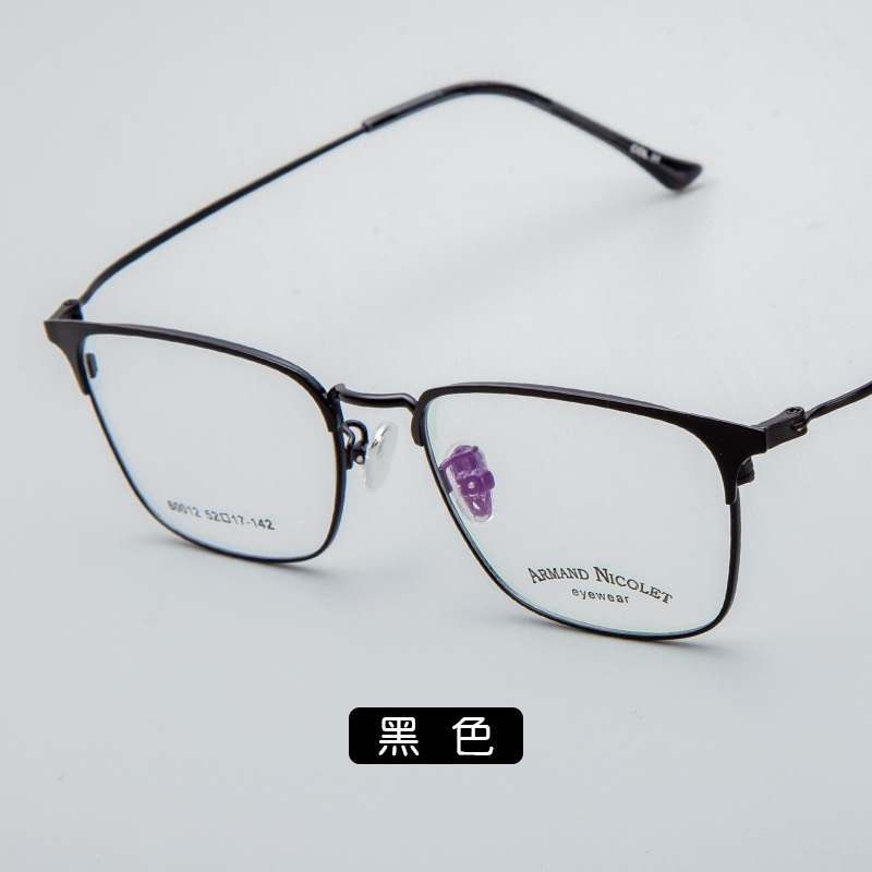 新款 眼镜框 复古金属60012 高端品牌 时尚网红眼镜架 近视镜
