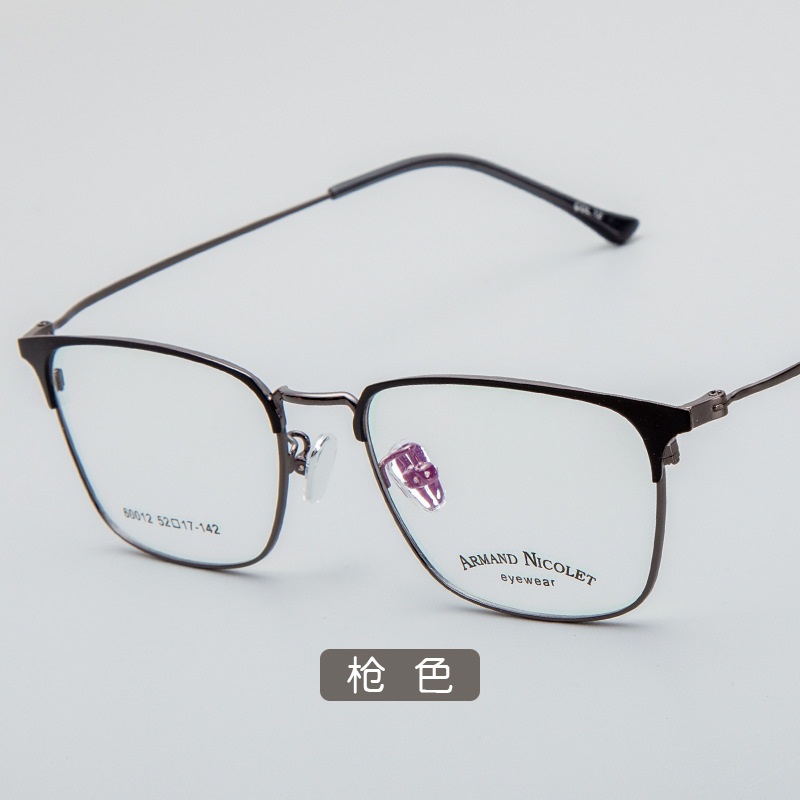 新款 眼镜框 复古金属60012 高端品牌 时尚网红眼镜架 近视镜