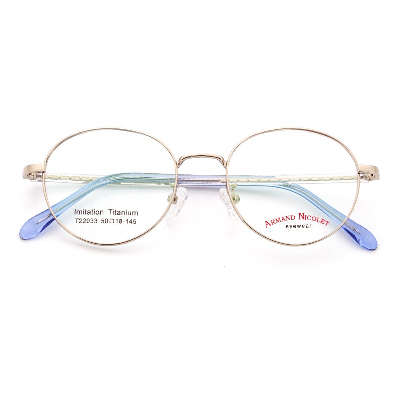 宽边丝复古眼镜 摇桶工艺开球镜架双色男女眼镜瘦脸 平光镜圆形