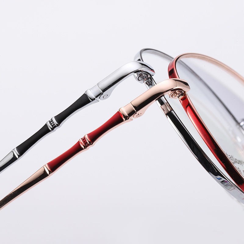 Wide Edge Circular Retro Glasses Flat Light Glasses Men's and Women's Glasses Frame Medium Polygonal Wide Edge