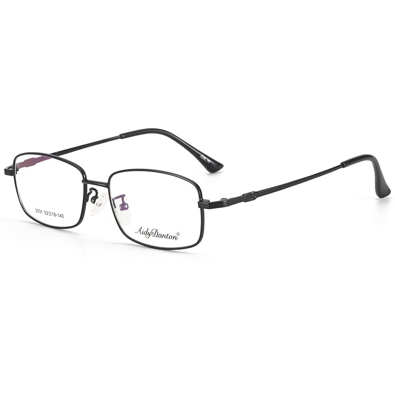 New lightweight nearsighted glasses frame 2031 middle-aged optical metal half frame glasses frame for men