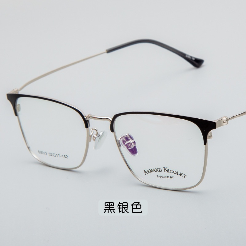 新款 眼镜框 复古金属60012 高端品牌 时尚网红眼镜架 近视镜