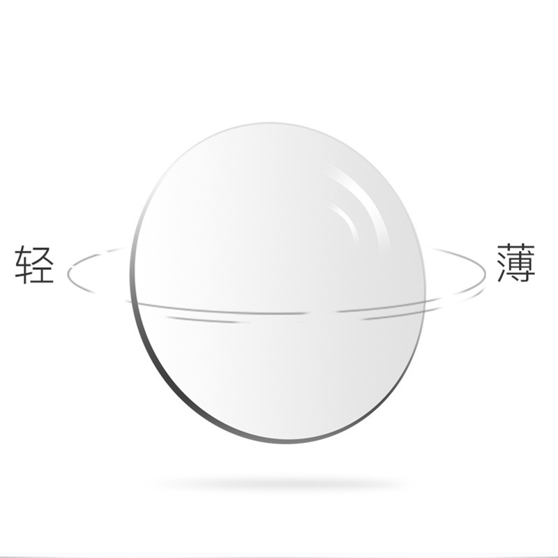1.56/1.61非球面超发防水膜镜片 抗污清晰护眼光学树脂镜片