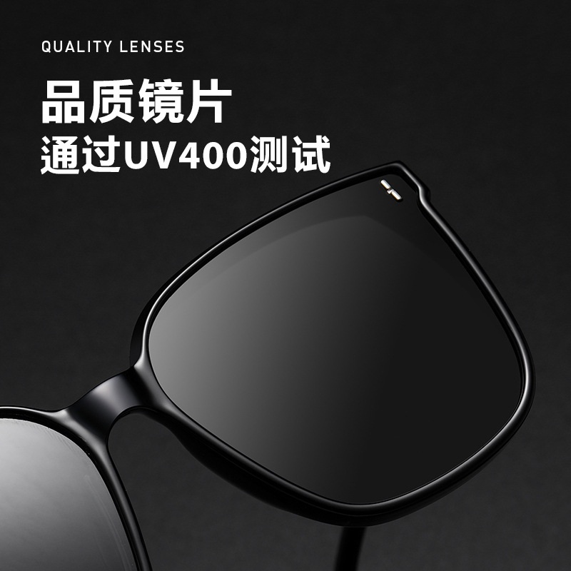 新款GM近视框墨镜女尼龙太阳镜偏光太阳镜TR框男女通用女士眼镜