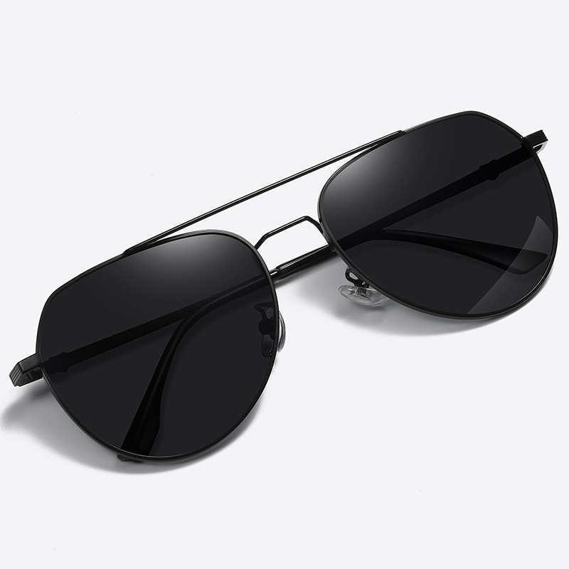 新款太阳镜男士女士飞行员蛤蟆镜偏光变色墨镜驾驶开车司机镜钓鱼