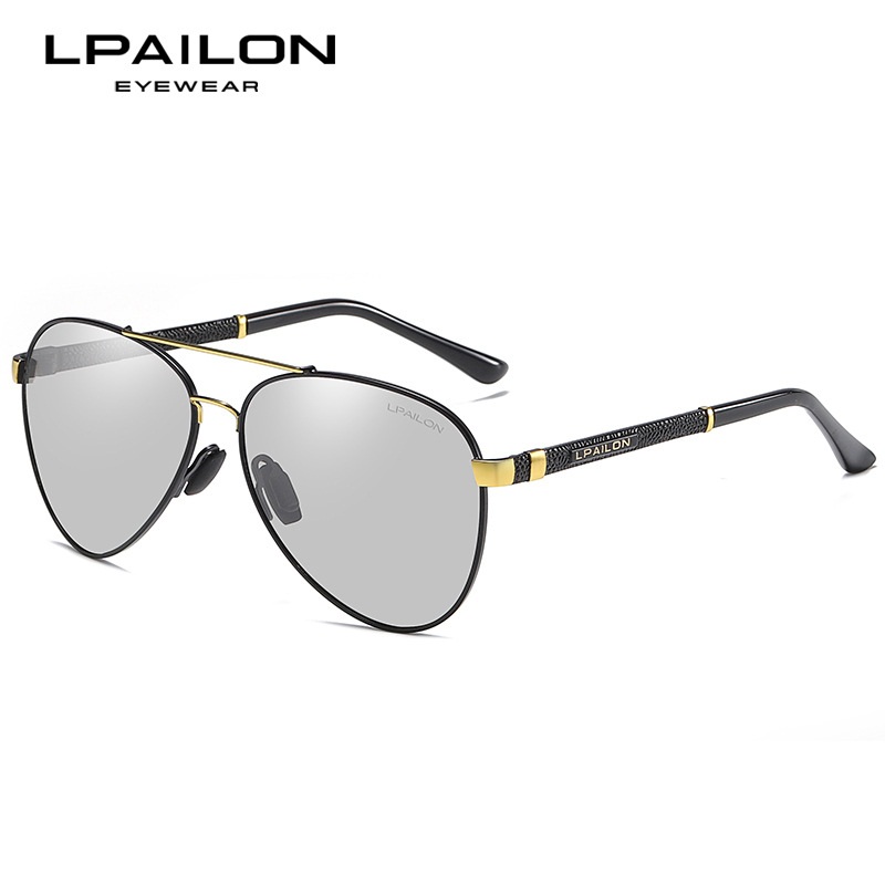 日夜两用偏光太阳镜夜视眼镜驾驶墨镜男士夜间开车司机蛤蟆镜8865