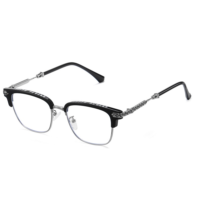 新款商务防蓝光潮老花眼镜成品100度数老人200度光学镜片老视镜厂