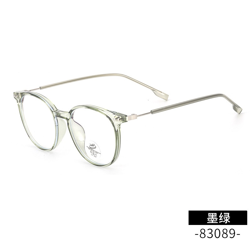 透明平光镜网红同款83089带鼻托护目镜时尚男女学生tr90金胶眼镜