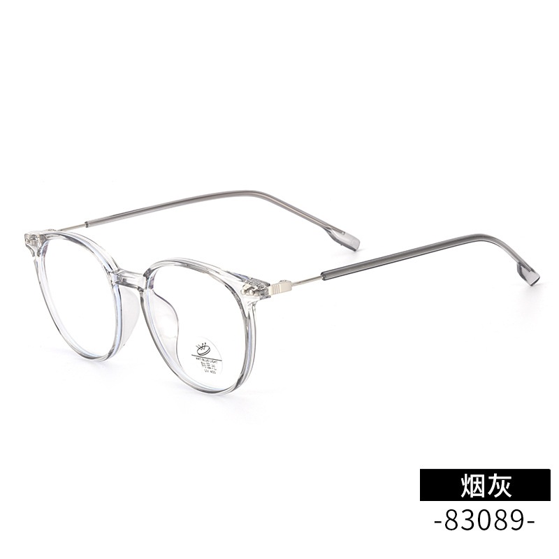 透明平光镜网红同款83089带鼻托护目镜时尚男女学生tr90金胶眼镜