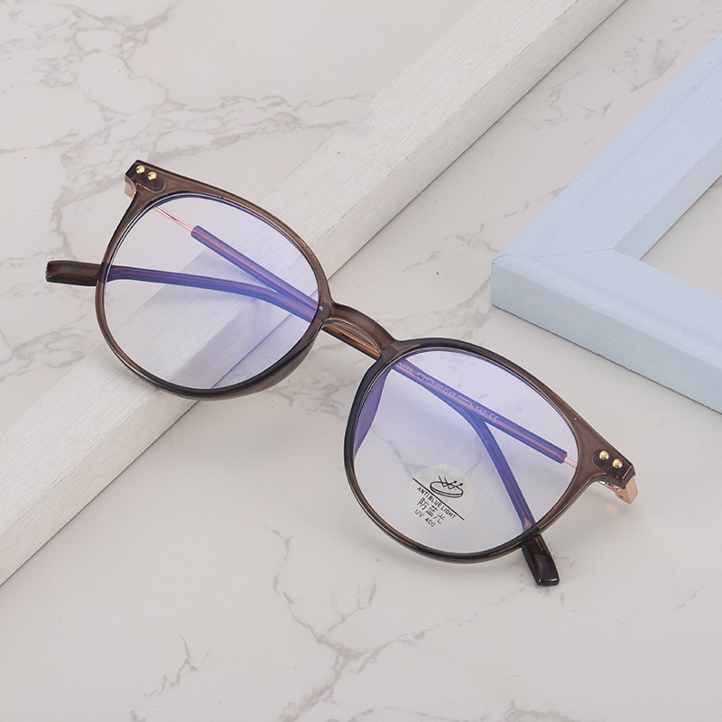 透明平光镜网红同款83089带鼻托护目镜时尚男女学生tr90金胶眼镜