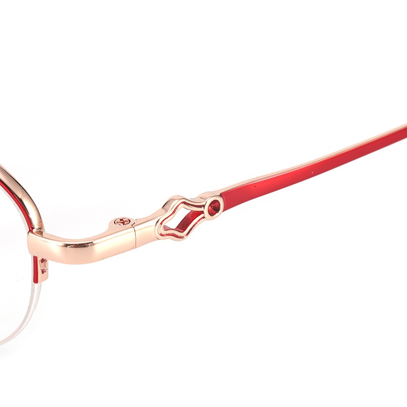 超轻半钛眼镜框 近视 时尚新款镜框80225正品女士半框B钛镜架