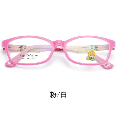 fashiontr90Glasses for children with myopia, ultra light frame5681 Multi-color eyeglass frame Teenage eyeglass frames