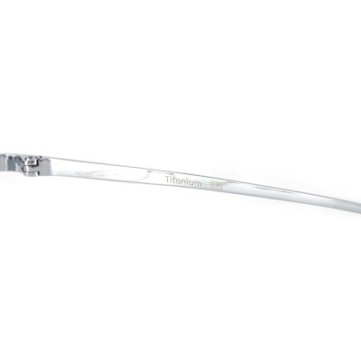 Men's half frame eyeglass frame Titanium Business Myopia Glasses80221 Titanium frame glasses frame