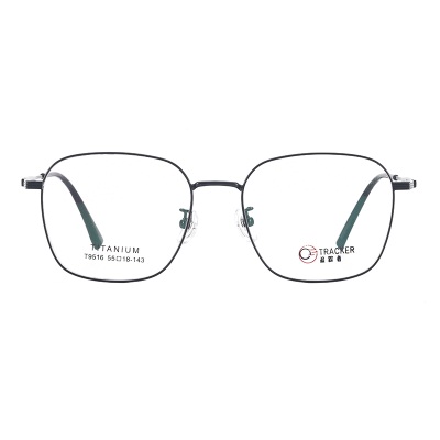 Men's and women's retro glasses Titanium frame polygonal eyeglass frame kick-off9516 Myopia frame