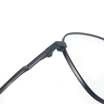 Lace silk retro glasses Shenzhen electroplated polygonal opening mirror frame22076Men's and women's glasses slim face