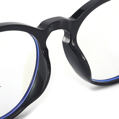 Transparent rice nail flat mirror, internet famous same model83087Computer goggles retro studenttr90reading glasses