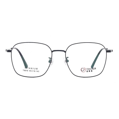Lace silk retro glasses Shenzhen electroplated polygonal opening mirror frame22076Men's and women's glasses slim face