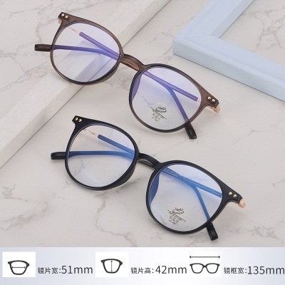 透明平光镜网红同款83089带鼻托护目镜时尚男女学生tr90金胶眼镜