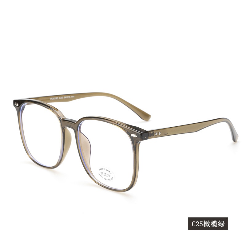 透明平光镜抖音小红书同款30195电脑护目镜男女士tr90方形 眼镜