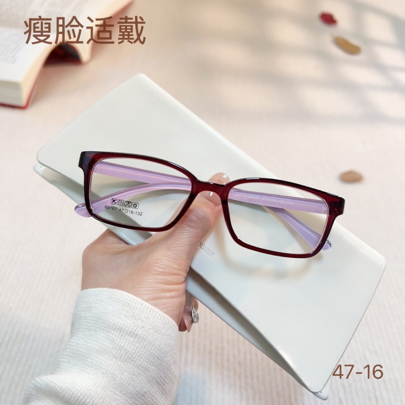 丹阳tr90近视眼镜工厂批发68167男女士全框架眼镜 瘦脸窄框眼镜架