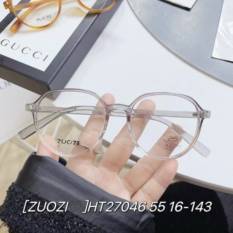 新款TR抖音豹纹同款男可配度数防蓝光眼镜 素颜女修饰脸型平光镜