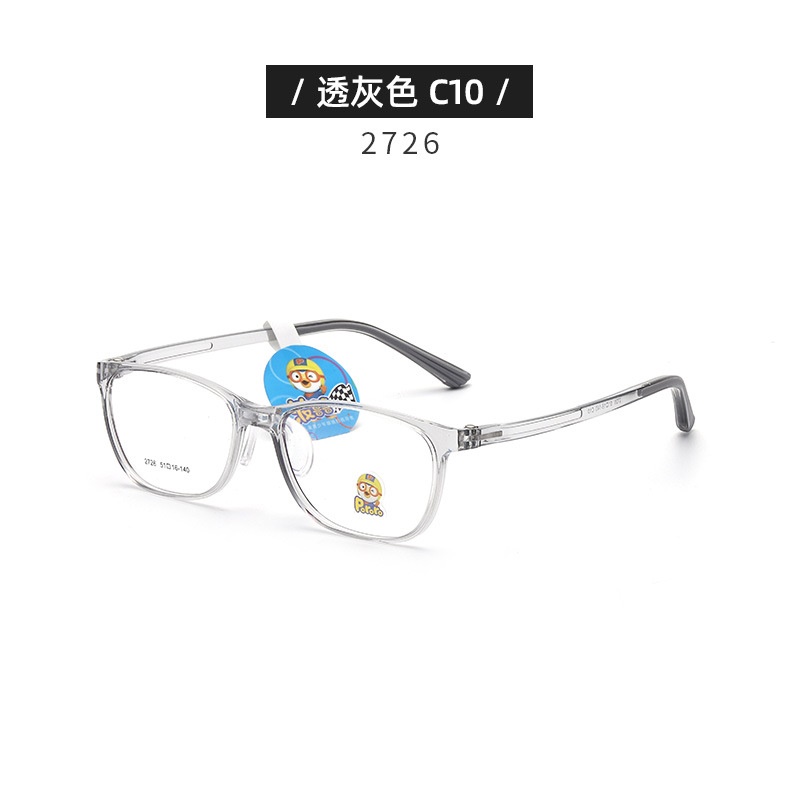 儿童眼镜框架近视女硅胶鼻托可爱防脱落TR90学生架男韩版透明色系
