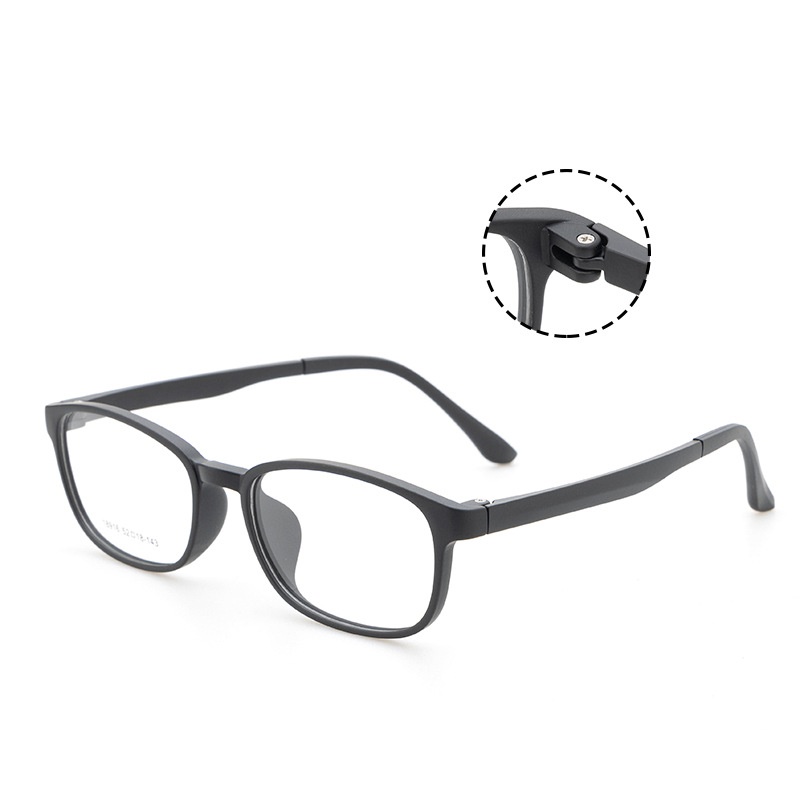 丹阳近视眼镜TR90批发18916男款中小号全框架眼镜 女超轻tr眼镜架