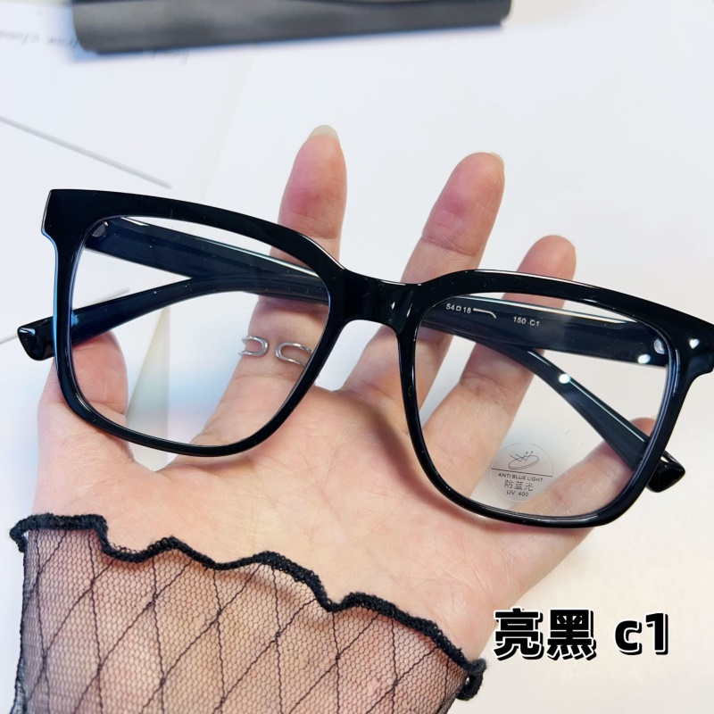 透明柳丁平光镜淘宝同款8682电脑护目镜学生帅气tr90近视眼镜框