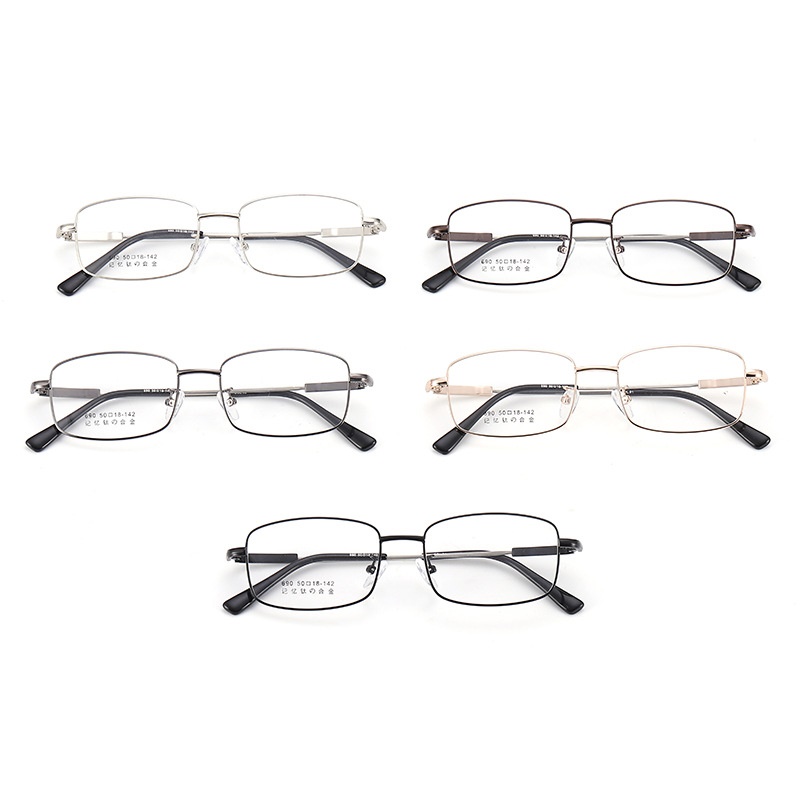 超轻眼镜框记忆钛小框眼镜690瘦脸镜架批发丹阳老花眼镜新款镜框