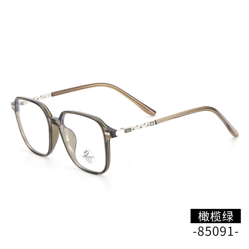 透明平光镜网红小红书同款85091 电脑护目镜复古时尚tr90防蓝光