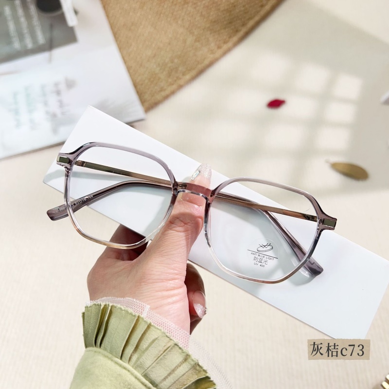 新款TR90网红男女防蓝光玳瑁镜框清新显瘦平光镜可配度数素颜眼镜