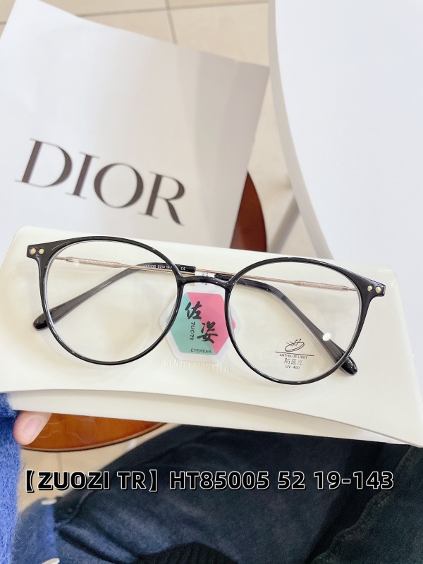 TR透明网红85005新款防蓝光复古眼镜框 黑色书呆子眼镜女生平光镜