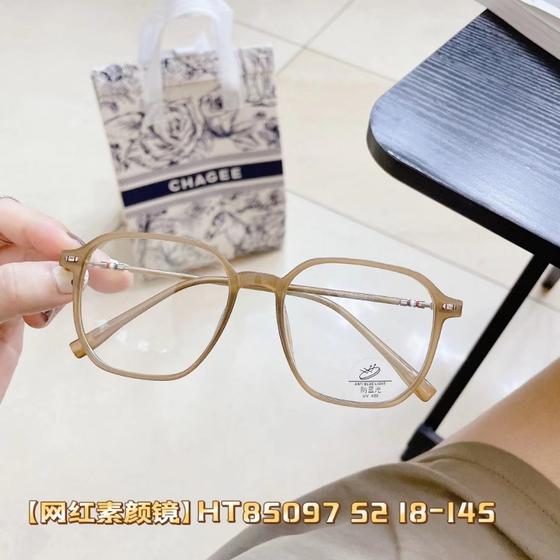 小红书新款防蓝光平光镜复古眼镜框黑色显瘦 素颜大框tr网红镜框