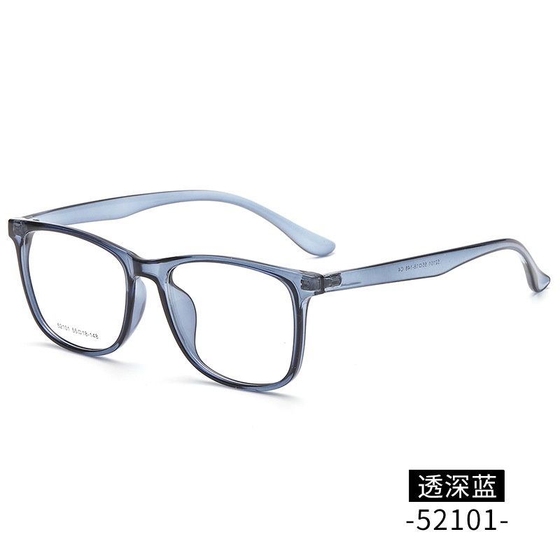 丹阳近视眼镜tr90批发52101男款大号全框架眼镜 女金属牙TR眼镜架