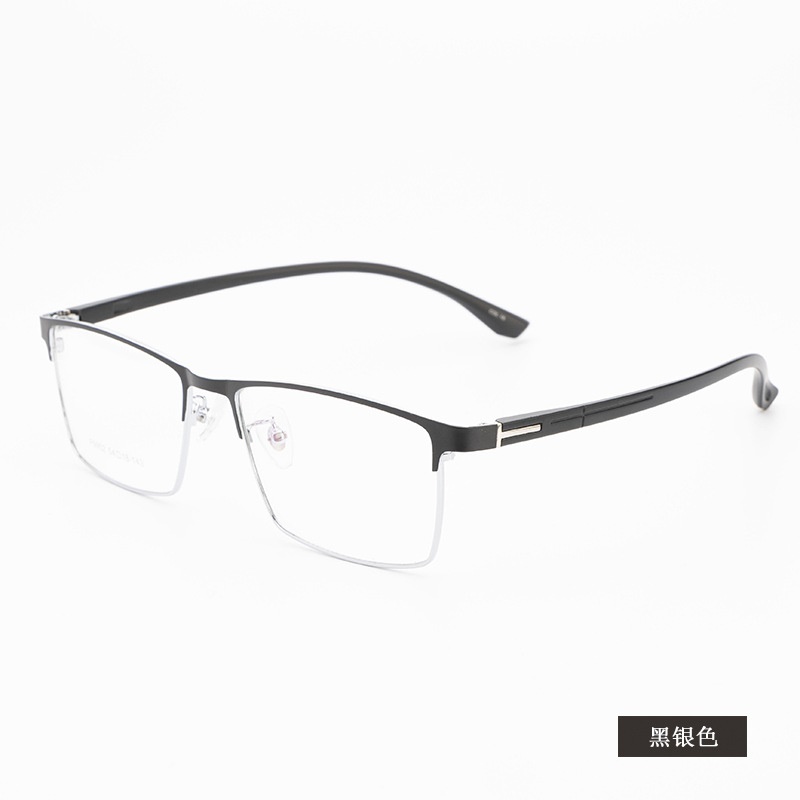 新款高启强同款眼镜框批发9952丹阳商务男款眉线全框镜架塑钢腿