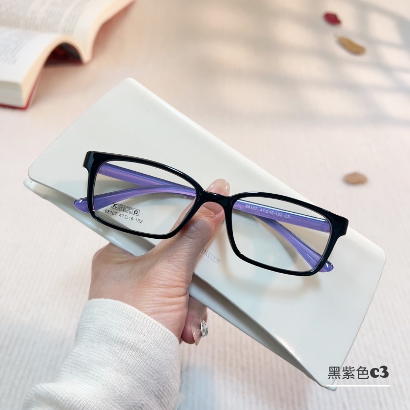 丹阳tr90近视眼镜工厂批发68167男女士全框架眼镜 瘦脸窄框眼镜架