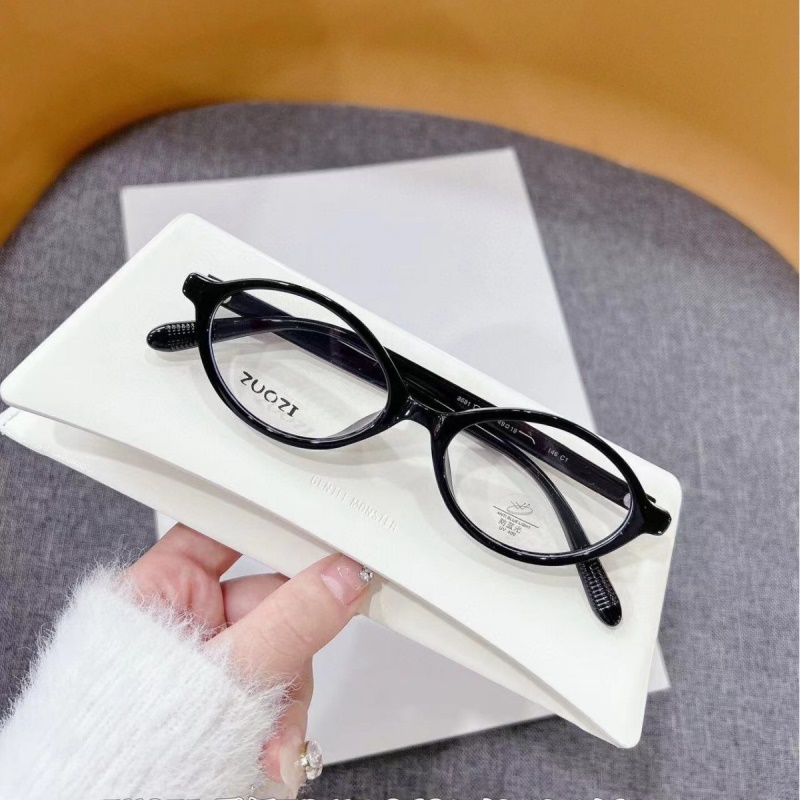 新款透明TR90张元英miumiu同款猫眼镜框批发素颜显瘦平光镜女