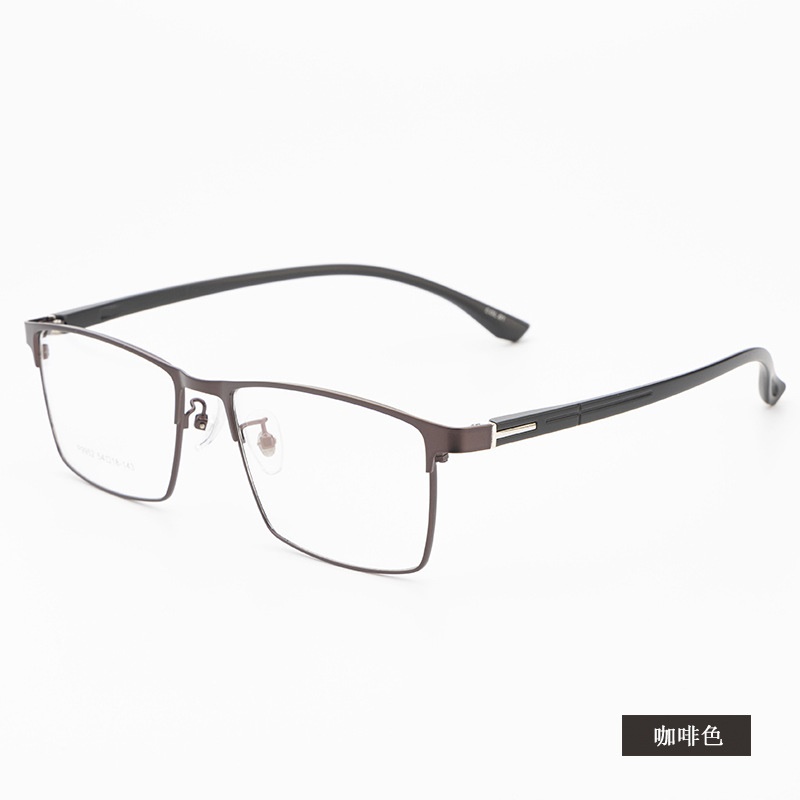 新款高启强同款眼镜框批发9952丹阳商务男款眉线全框镜架塑钢腿