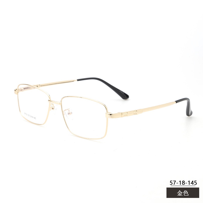 金属眼镜框宽边记忆架高弹钛合金 9110大号男士光学眼镜厂家批发