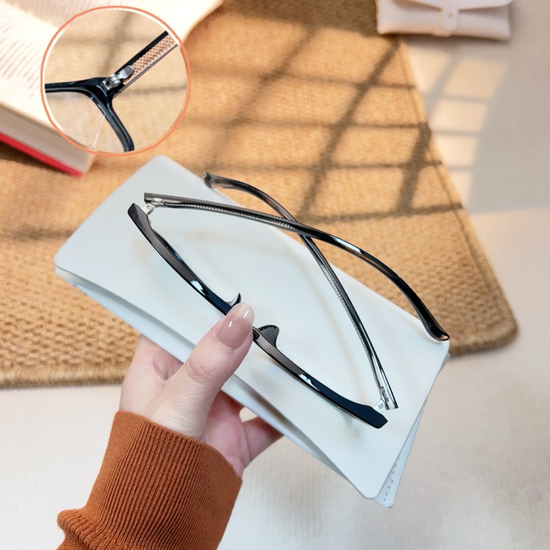 时尚新款透明水晶tr腿眼镜批发2208近视眼镜框方形窄框TR90眼镜架