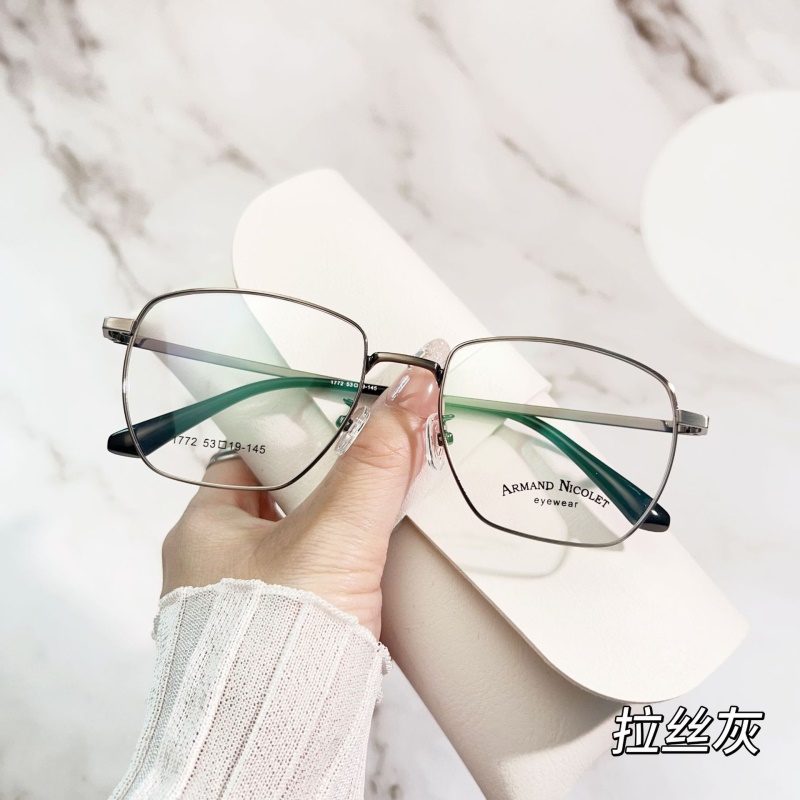 多边形全框眼镜 近视镜框1772不规则男女士通用显瘦方圆脸镜架