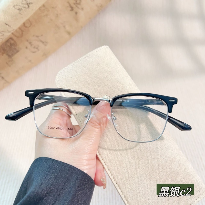 新款时尚小号瘦脸眉毛眼睛架素颜眉线框16002丹阳眼镜工厂店批发