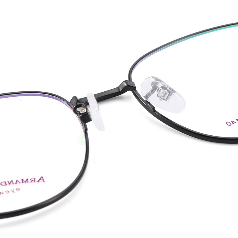 素颜小号金属复古眼镜框架批发1760平光镜双色男女瘦脸眼镜近视镜