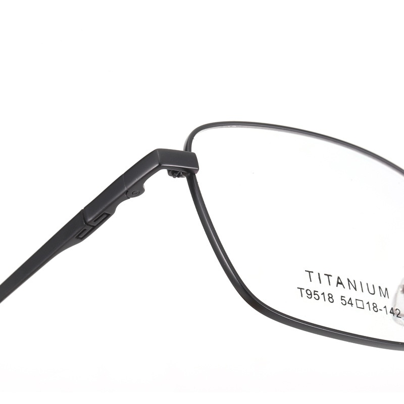 男女士长城腿复古眼镜 钛架多边形镜框9518 开球近视眼镜全框批发