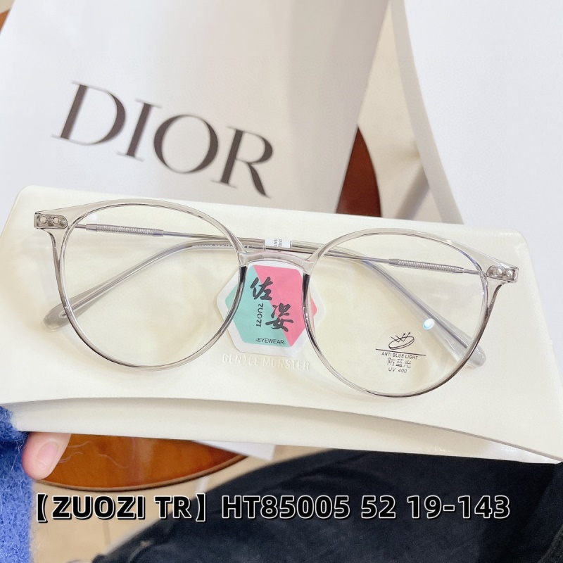 TR透明网红85005新款防蓝光复古眼镜框 黑色书呆子眼镜女生平光镜