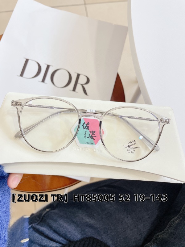 TR透明网红85005新款防蓝光复古眼镜框 黑色书呆子眼镜女生平光镜